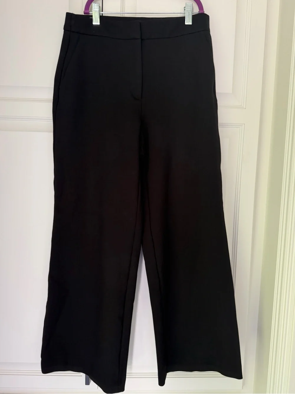 Quince Ultra-Stretch Ponte BlackTrousers Pants